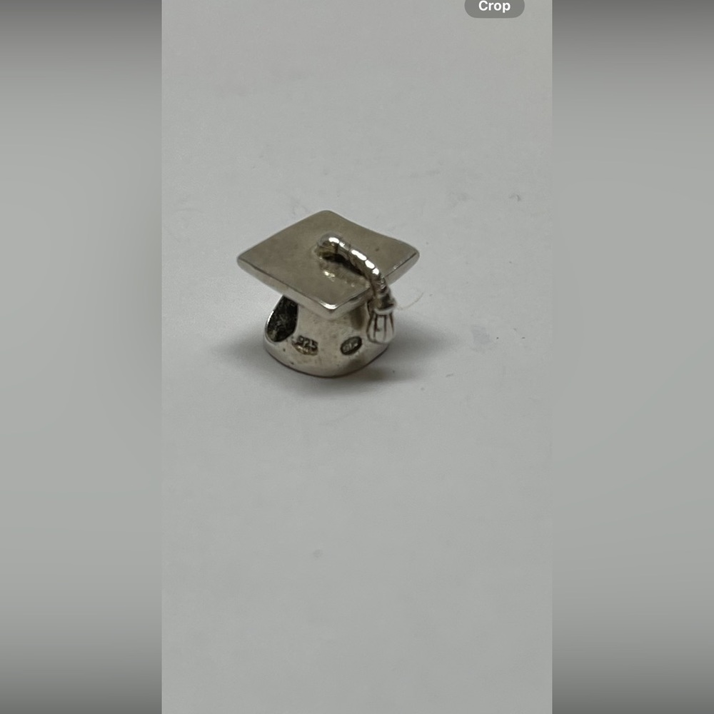 Reflections Antique finish Graduation Cap bead Charm